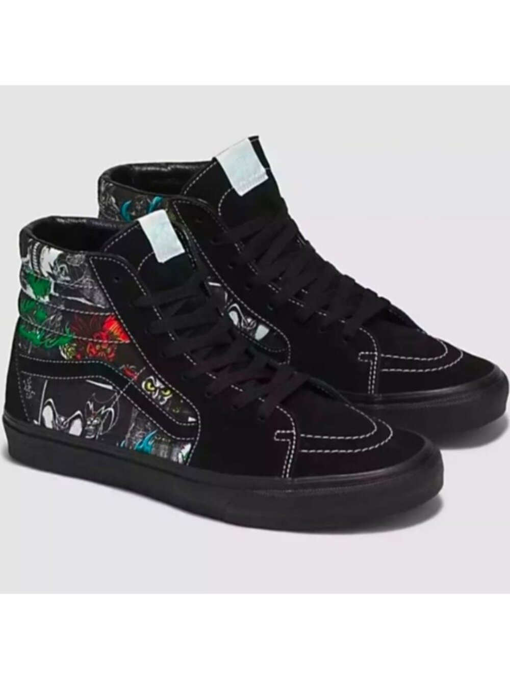 Vans Disney 100 Villains Sk8 Hi Mens 11 Black Out Villain Pictures 1026
